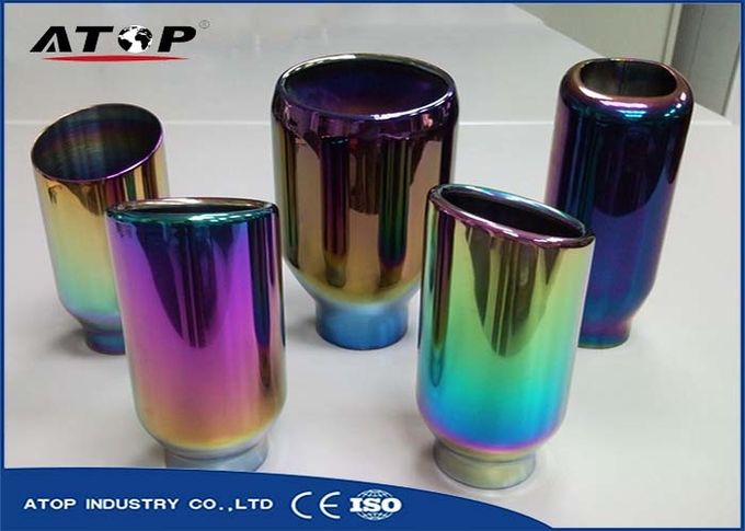 Industrial Color PVD Coating Machine For Motorcycle / Electromobile Parts