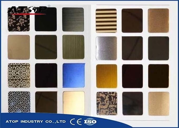 Magnetron Sputtering PVD Vacuum Coating Machine For Stainless Steel Plate