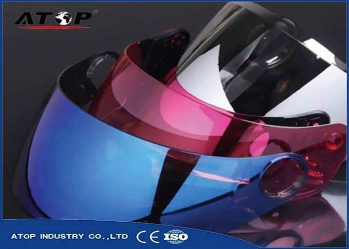 PC Plastic Visor Anti Scratch Optical Coating Machine With Acoustic Alarm Device